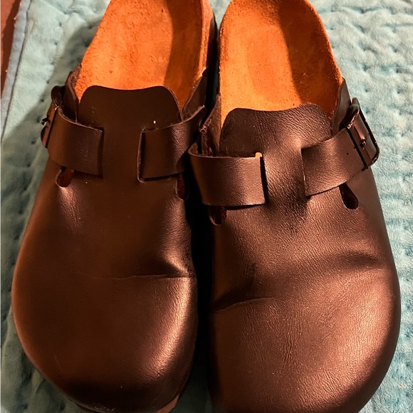 Betula By Birkenstock Shoes - Unisex Betula by Birkenstock Black Leather Clogs